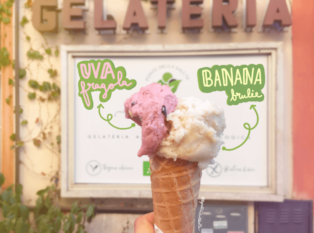 La fonte della salute, la gelateria bio di Trastevere