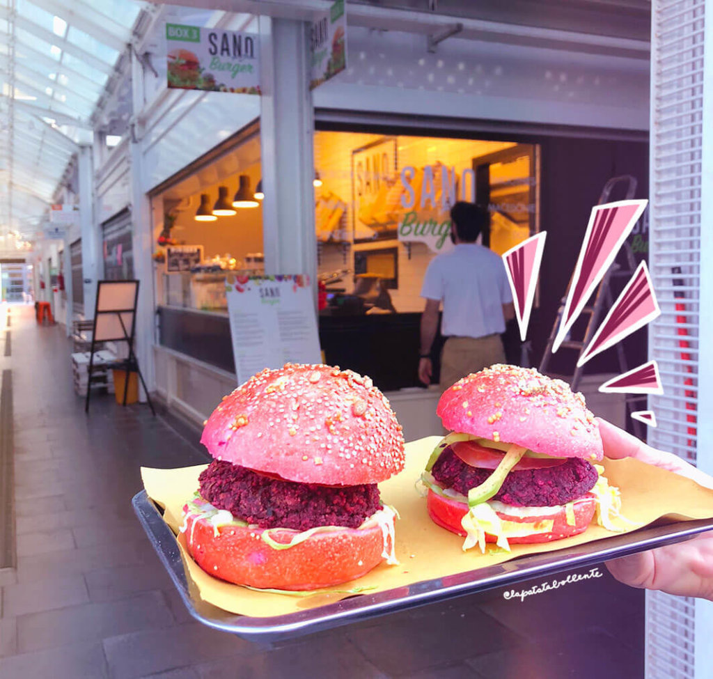 Sano burger, lo street food vegano del mercato Testaccio